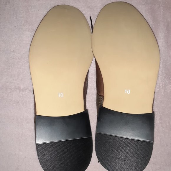 GINO VITAL - GV - Men's Wing Tip Brogue Two Tone Dress Shoes - NEVER WORN - Picture 6 of 9